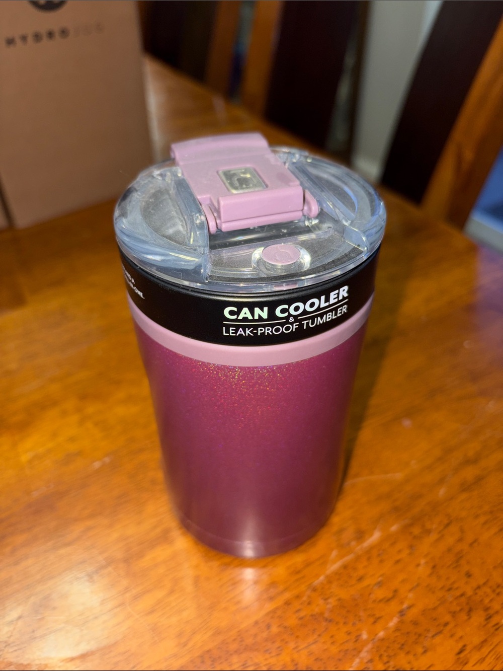 Brumate Leak-Proof Can Cooler Tumbler - Glitter Merlot